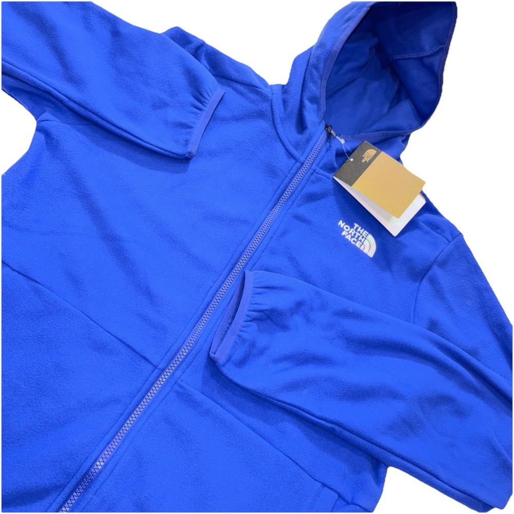 The North Face Unisex Teen Glacier Fleece‎ Hoodie Jacket Blue XXL